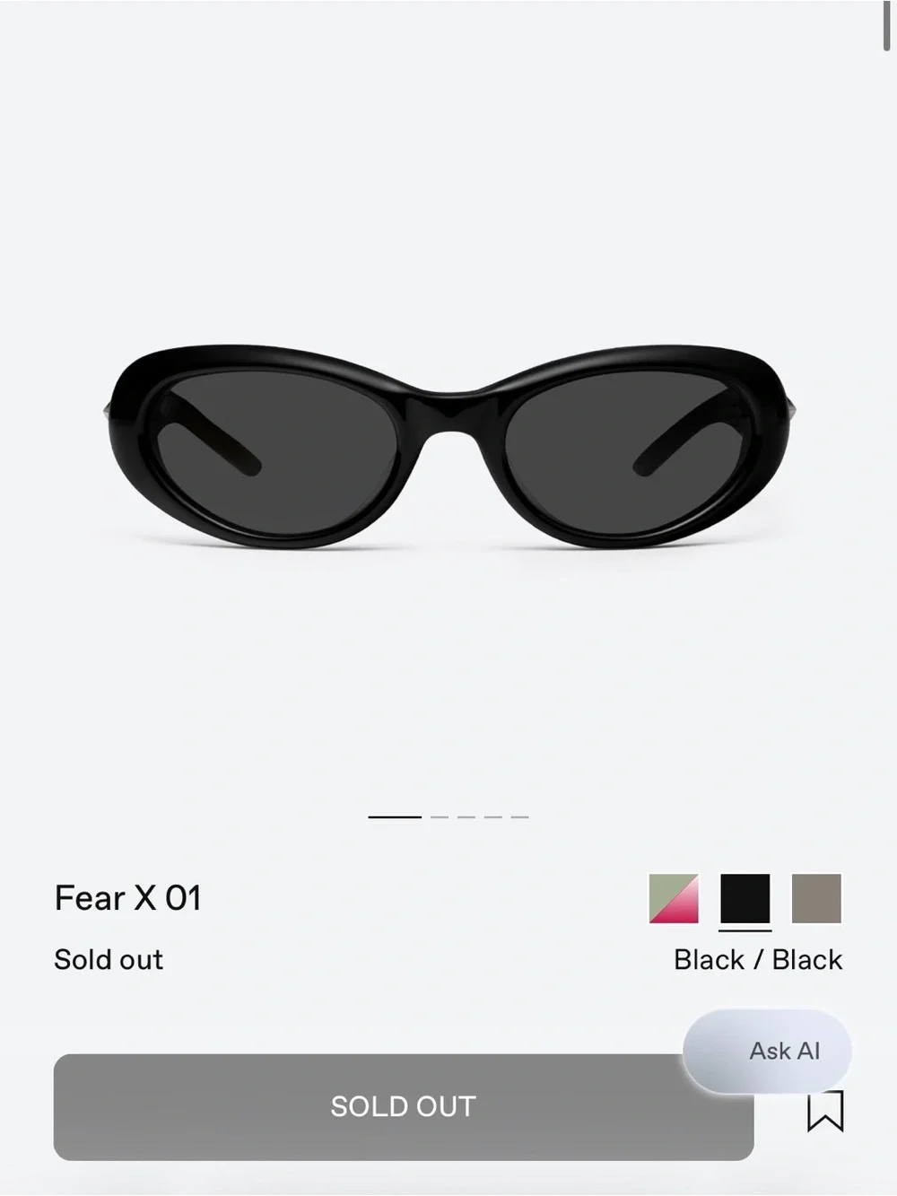 Gentle Monster Fear X Sunglasses